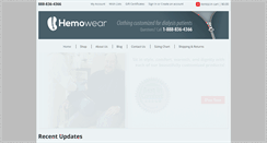 Desktop Screenshot of hemowear.com